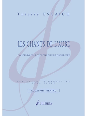 Les Chants de l'aube Concerto pour violoncelle et orchestre