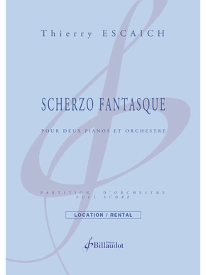 Scherzo fantasque pour 2 pianos et orchestre Partition et matériel