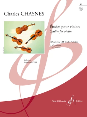 Études pour le violon. Volume 2 : 18 études (2e cycle) 