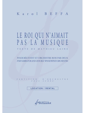 le roi qui n'aimait pas la musique 