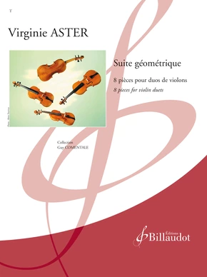 Suite géométrique 8 pièces pour duos de violons